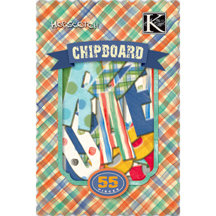 K and Company - Chipboard Alphabet Pieces - Hopscotch Collection - Boy