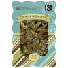 K and Company - Chipboard Alphabet Pieces - Amy Butler Collection - Sola, CLEARANCE