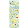 K and Company - Adhesive Chipboard - Brenda Walton Collection - Small Wonders - Boy Tags, CLEARANCE