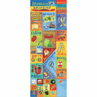 K and Company - Rough and Tumble Collection - Embossed Stickers - Rough and Tumble Activities, CLEARANCE