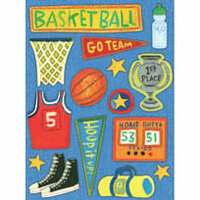 K and Company - Rough and Tumble Collection - Grand Adhesions - Rough and Tumble Basketball, CLEARANCE