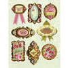 K and Company - Madeline Collection - Grand Adhesions Stickers - Medallions