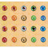 K and Company - Que Sera Sera Collection - Adhesive Gems, CLEARANCE