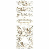 K and Company - Ancestry.com Collection - Rub Ons - Decorative Spencerian