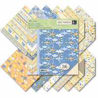 K and Company - Itsy Bitsy Collection - 8.5 x 8.5 Designer Paper Pad - Baby Boy
