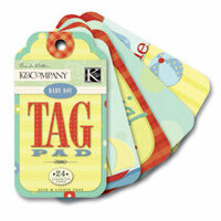 K and Company - Perfect For Journaling Tag Pad - Brenda Walton Collection - Small Wonders - Boy