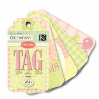 K and Company - Perfect For Journaling Tag Pad - Brenda Walton Collection - Small Wonders - Girl