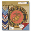 K and Company - Military Collection - 12x12 Patterned Cardstock Double Sided Paper Pad - Marines