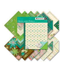 K and Company - Girl Scouts Collection - 12x12 Patterned Cardstock Double Sided Paper Pad