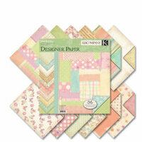 K and Company - Hopscotch Collection - 12x12 Patterned Cardstock Double Sided Paper Pad - Girl