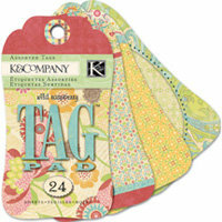 K and Company - Wild Raspberry Collection - Tag Pad