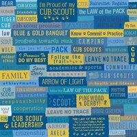 K and Company - Boy Scouts of America - Paper - Words, CLEARANCE