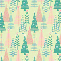 K and Company - Swell Noel Collection - 12 x 12 Patterned Paper - Christmas Trees, CLEARANCE