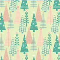 K and Company - Swell Noel Collection - 12 x 12 Patterned Paper - Christmas Trees, CLEARANCE