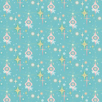 K and Company - Swell Noel Collection - 12 x 12 Patterned Paper - Small Pink Ornaments