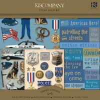 K and Company Scrap Kits - Police