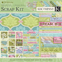 K and Company - Amy Butler Collection - Sola - Scrap Kit, CLEARANCE