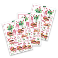 Katy Sue Designs - Die Cut Decoupage - Roses & Chocolates