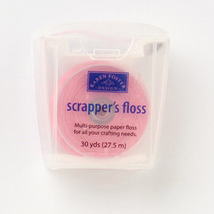 Karen Foster Design - Sweet 16 Collection - Scrapper's Floss - Pink, CLEARANCE