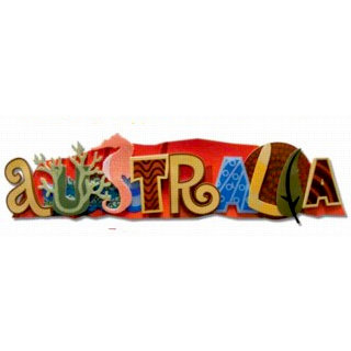 Karen Foster Design - Destination Adhesive Stacked Statement - Australia