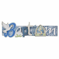 Karen Foster Design - Baptism Collection - Stacked Statements - 3 Dimensional Adhesive Title - Baptism