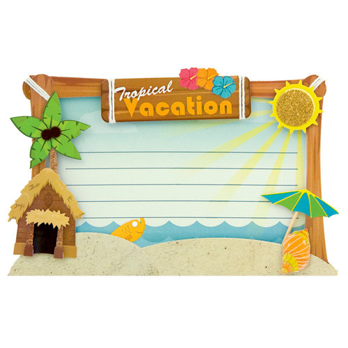 Karen Foster Design - Stacked Stickers - Tropical Vacation
