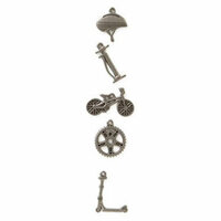 Karen Foster Design - Mini Charms -Wheels - Scooters Bikes, CLEARANCE