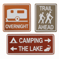 Karen Foster Design - Camping - Metal Signs, CLEARANCE