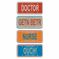 Karen Foster Design - License Plates - Medical - Ouch - Doctor - Nurse