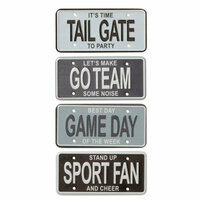 Karen Foster Design - Football Sports Fan Collection - License Plates - Sports Fan