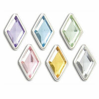 Karen Foster Design - Princess Brads - Pastel Diamond, CLEARANCE