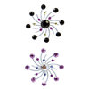 Karen Foster Design - Sparkle Swirl Burst Brads - Meteor Shower