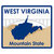 Karen Foster Design - STATE-ments Collection - Self Adhesive Metal Plates - West Virginia