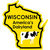 Karen Foster Design - STATE-ments Collection - Self Adhesive Metal Plates - Wisconsin