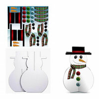 Karen Foster Design - Kids Kraft-It Kit - 3 Dimensional Snowman, CLEARANCE