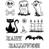 Karen Foster Design - Halloween Collection - Clear Acrylic Stamps