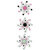 Karen Foster Design - Sparkle Swirl Burst Brads - Pop Culture