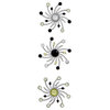 Karen Foster Design - Sparkle Swirl Burst Brads - Bumble Bee