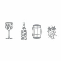 Karen Foster Design - Winery Collection - Thin-ments - Metal Shapes