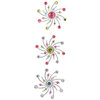 Karen Foster Design - Sparkle Swirl Burst Brads - Cotton Candy