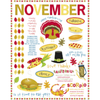Karen Foster Design - Calendar Creations - November, CLEARANCE