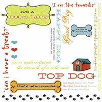 Karen Foster Design - Dog's Life Collection - 12 x 12 Rub-On