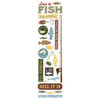 Karen Foster Design - Fishing Collection - Clear Stickers - Love to Fish