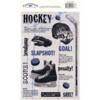 Karen Foster Design Cardstock Stickers - Hockey
