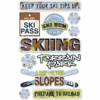 Karen Foster Design - Stickers - Skiing