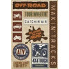 Karen Foster Design - Outdoors Collection - Cardstock Stickers - Off Road
