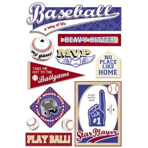 Karen Foster Design - Baseball Collection - Sticker - Play Ball