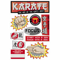 Karen Foster Design - Karate Collection - Sticker - Karate, CLEARANCE