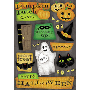 Karen Foster Design - Halloween Collection - Sticker - Happy Halloween