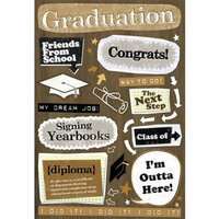 Karen Foster Design - Stickers - Graduation Collection - Graduate, CLEARANCE